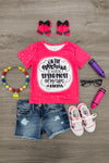 "#Recess" Hot Pink Top | Sparkle in Pink