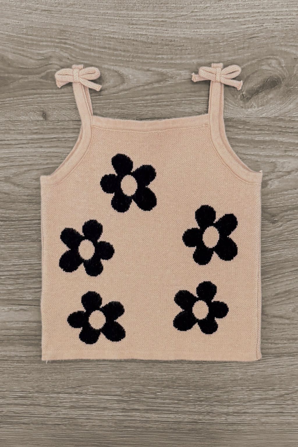 Tan Flower Print Short Set | Sparkle in Pink