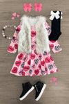 Pink Cowgirl Candy Hearts Dress - Sparkle in Pink
