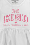 "Be Kind..." Pink Bow Denim Pant Set | Sparkle in Pink