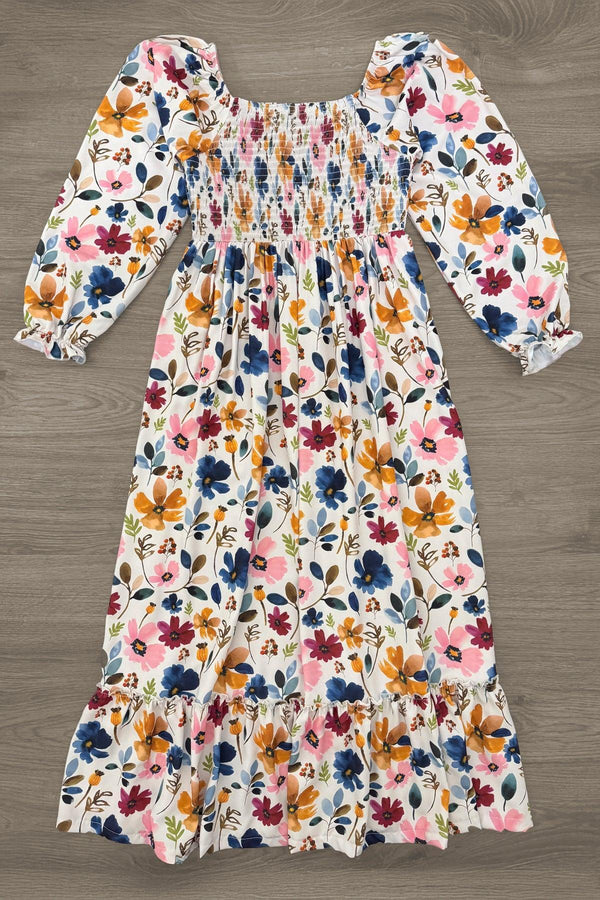 Mom & Me - Floral Watercolor Maxi Dress | Sparkle in Pink