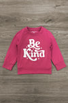 "Be Kind" Pearl Denim Pant Set | Sparkle in Pink