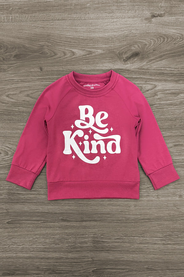 "Be Kind" Pearl Denim Pant Set | Sparkle in Pink