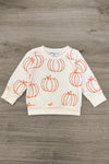 Cream Pumpkin Suede Bell Bottom Set | Sparkle in Pink