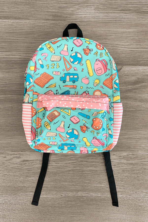 Pink & Mint Ready To Learn Backpack - Sparkle in Pink
