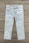 Flower Print Jeans | Sparkle in Pink