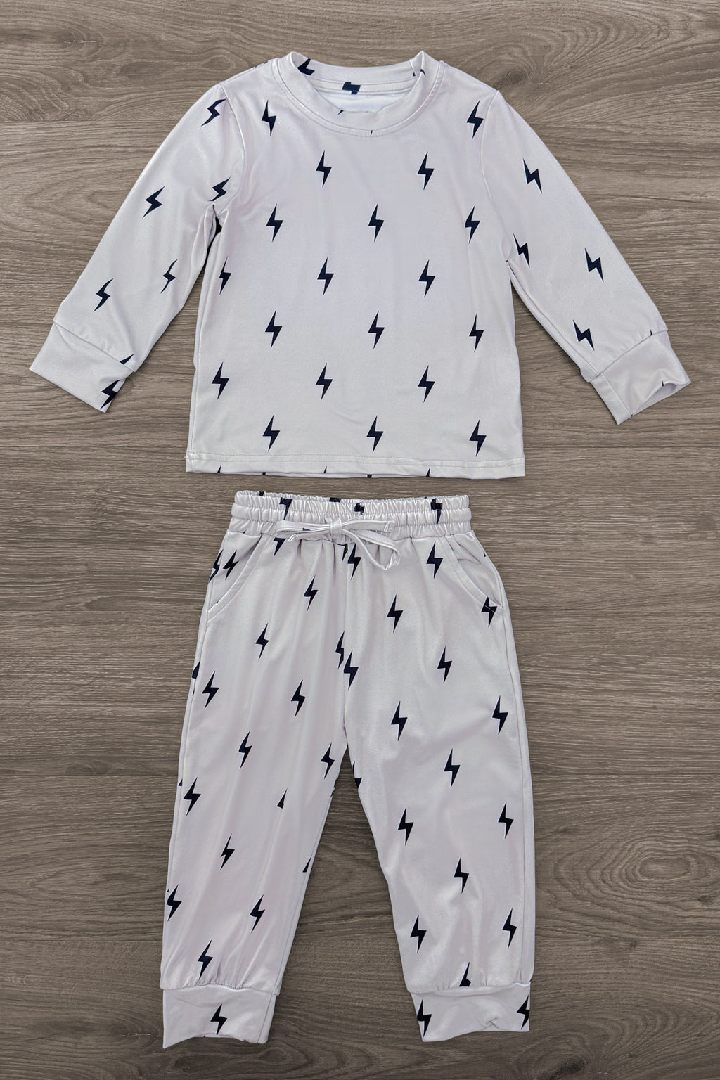 Lightening Bolt Lounge Set - Sparkle In Pink