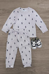 Lightening Bolt Lounge Set - Sparkle In Pink