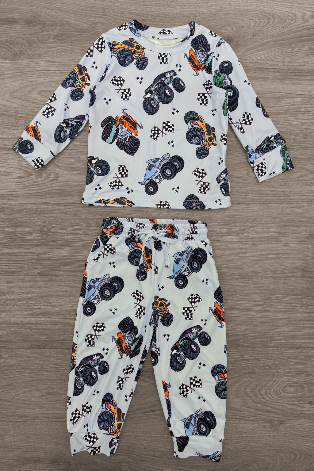 Monster Truck Lounge Set - Sparkle In Pink