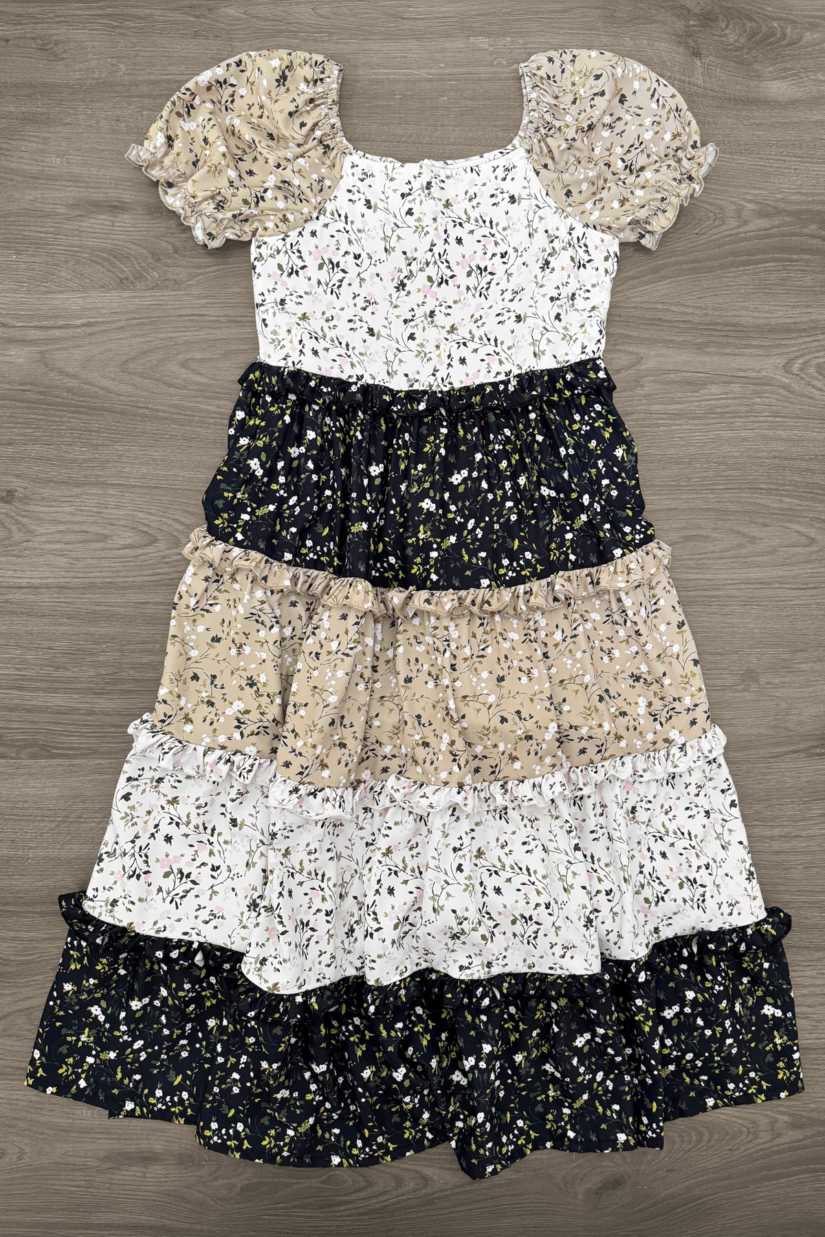 Mom & Me - Floral Ruffle Maxi Dress