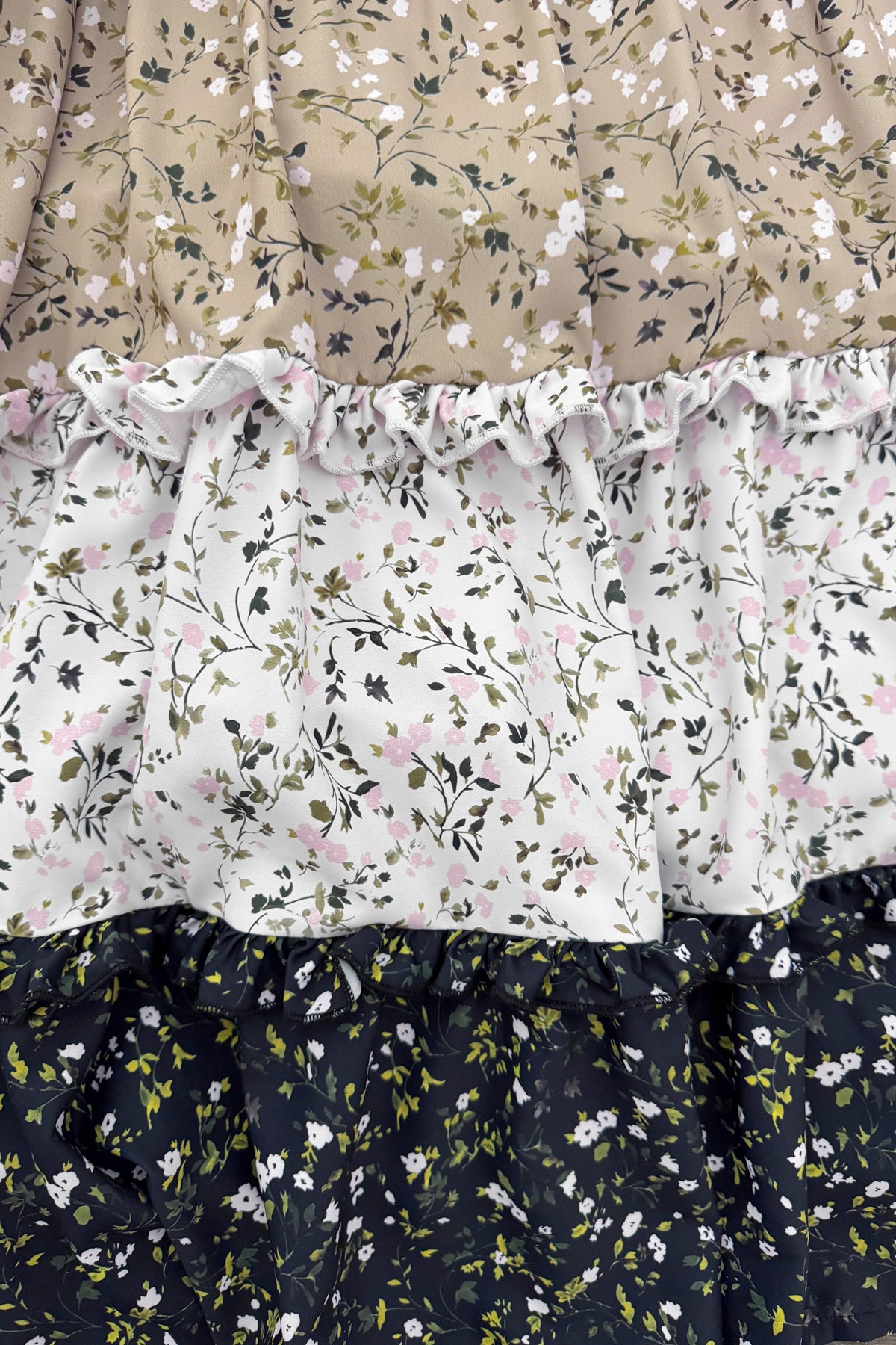 Mom & Me - Floral Ruffle Maxi Dress
