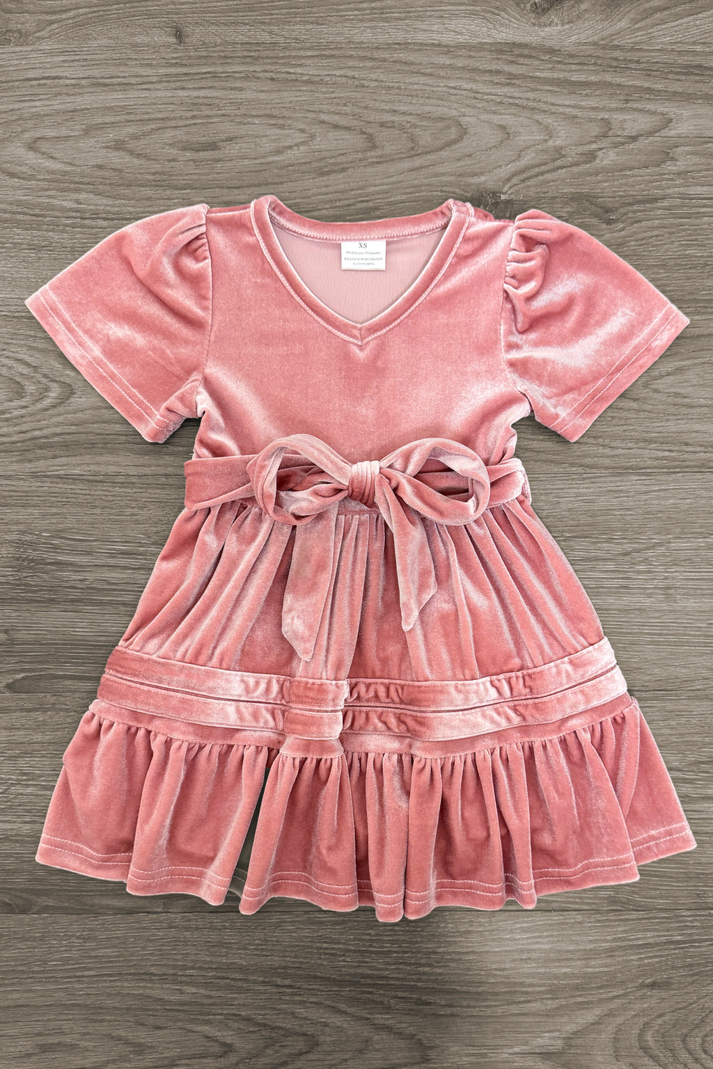 Mom & Me - Blush Pink Velvet Dress | Sparkle in Pink
