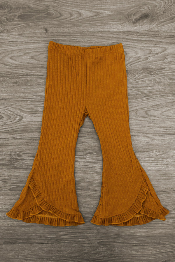 "Cozy Season" Rust Flare Pant Set | Sparkle in Pink