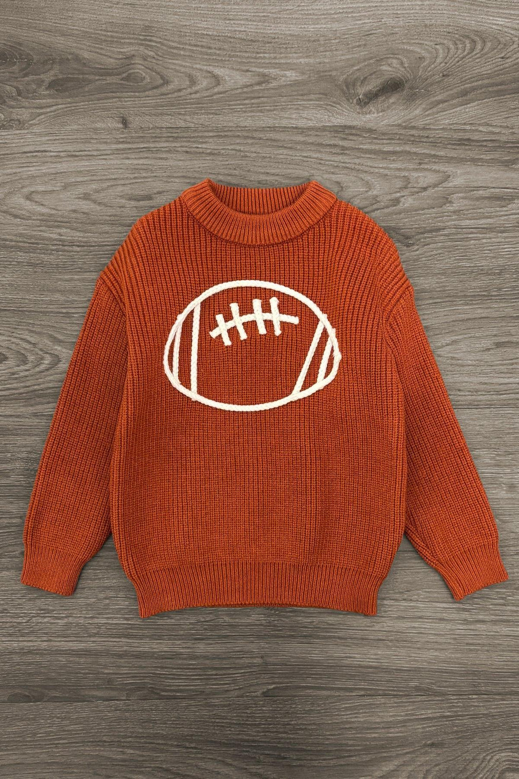 Football Knit Sweater - Boy or Girl | Sparkle in Pink