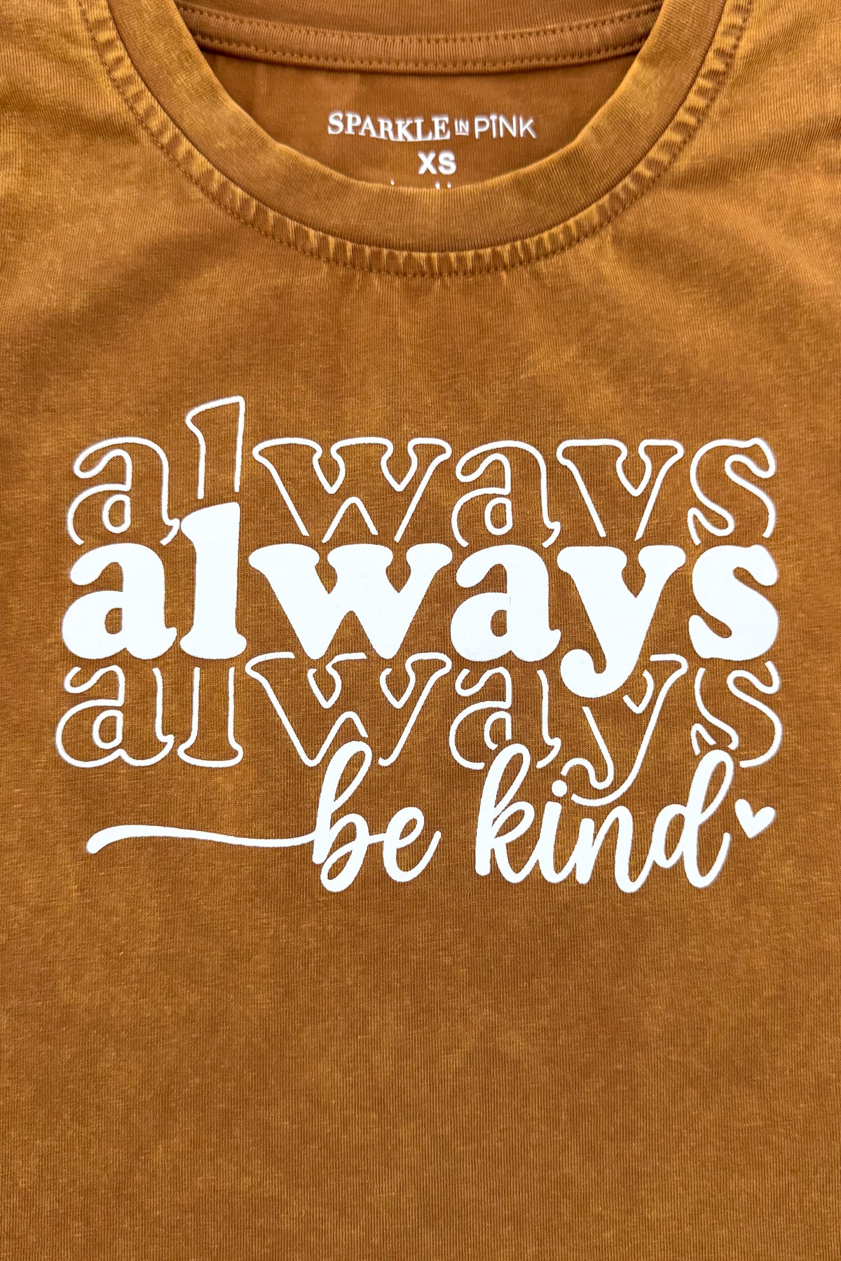 "Always Be Kind" White Denim Pant Set