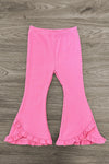 "Little Miss Sassy" Pink Flare Pant Set | Sparkle in Pink