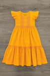 Mom & Me - Mustard Eyelet Lace Dress | Sparkle in Pink