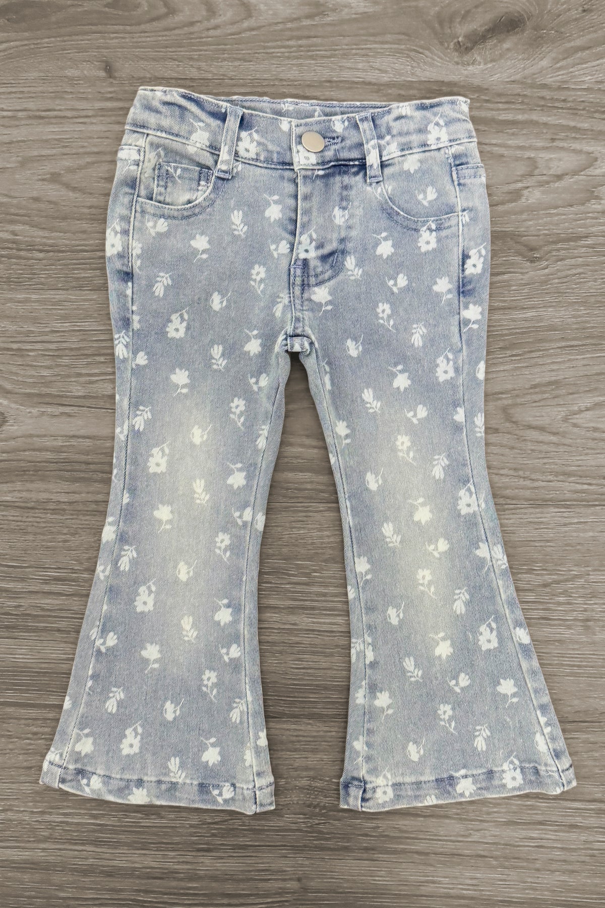 "Sassy" Floral Flare Denim Set