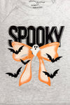 "Spooky" Bow Flare Denim Pant Set | Sparkle in Pink