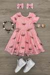 Pink Sequin Football Dress | Sparkle in Pink