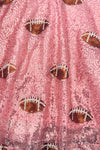 Pink Sequin Football Dress | Sparkle in Pink