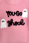 "You Go Ghoul" Pink Sweater Legging Set | Sparkle in Pink