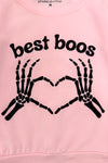 "Best Boos" Tutu Skirt Set | Sparkle in Pink