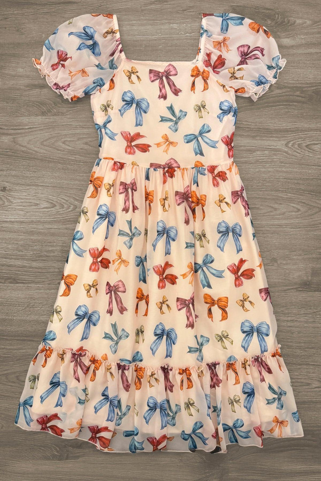 Mom & Me - Peachy Pink Bow Dress | Sparkle in Pink