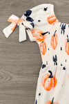 Pumpkin & Bows Bell Bottom Jumpsuit | Sparkle in Pink
