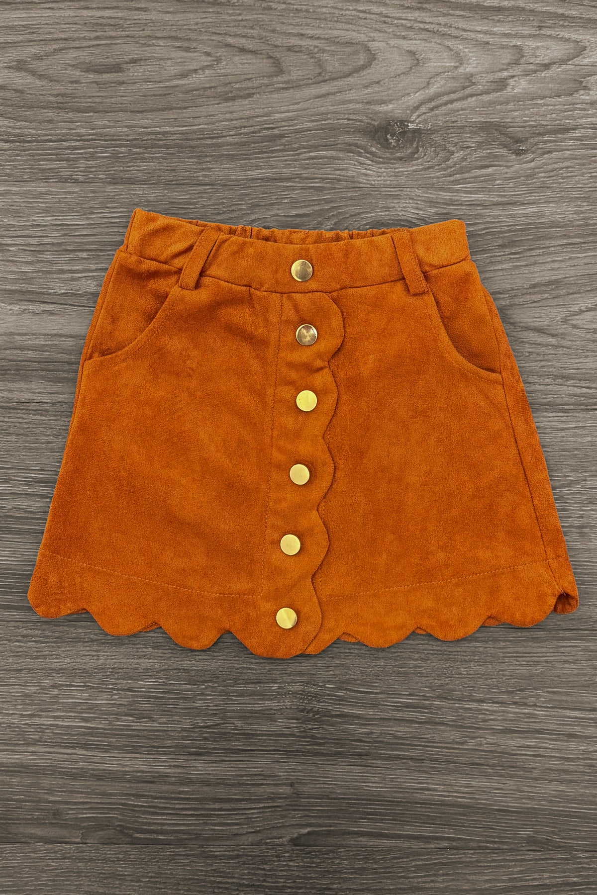 Cream Pumpkin Bow Suede Skirt Set | Sparkle In Pink