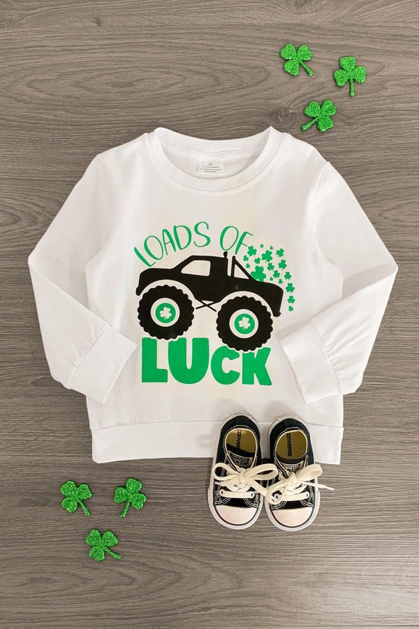 "Loads Of Luck" Long Sleeve Top - Sparkle in Pink