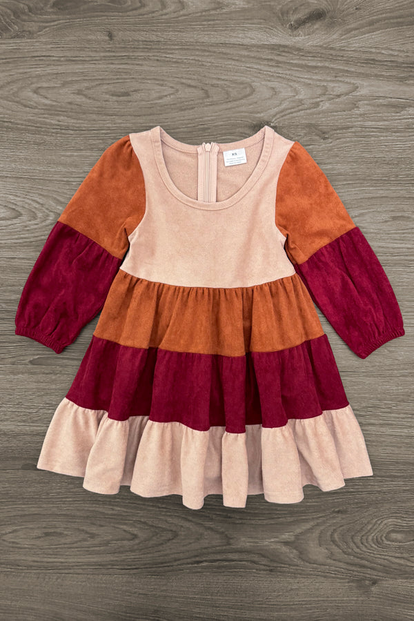 Mom & Me - Fall Suede Dress | Sparkle in Pink