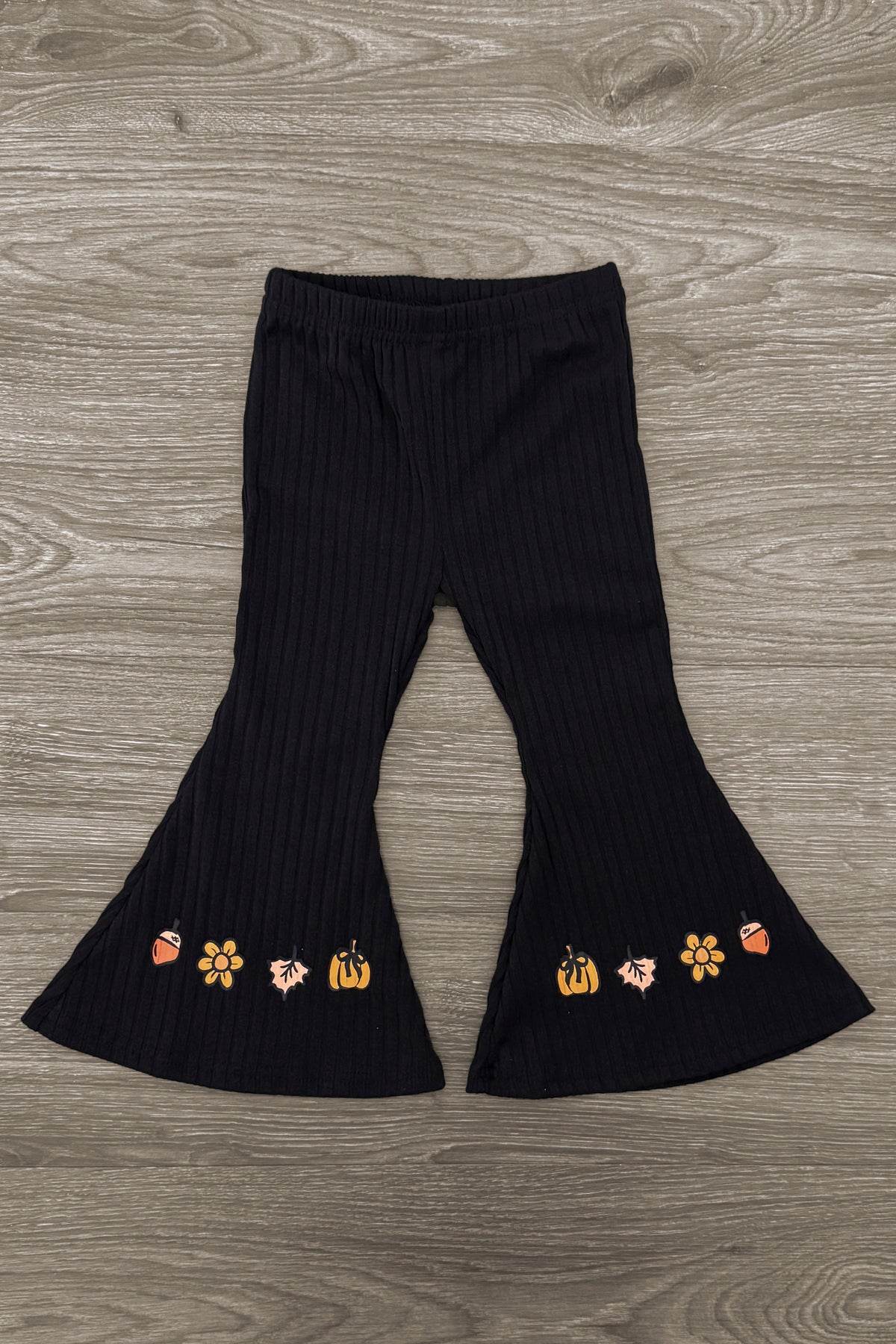 Autumn Ribbed Flare Pant Set