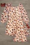 Mom & Me - Peach Floral Dress | Sparkle in Pink