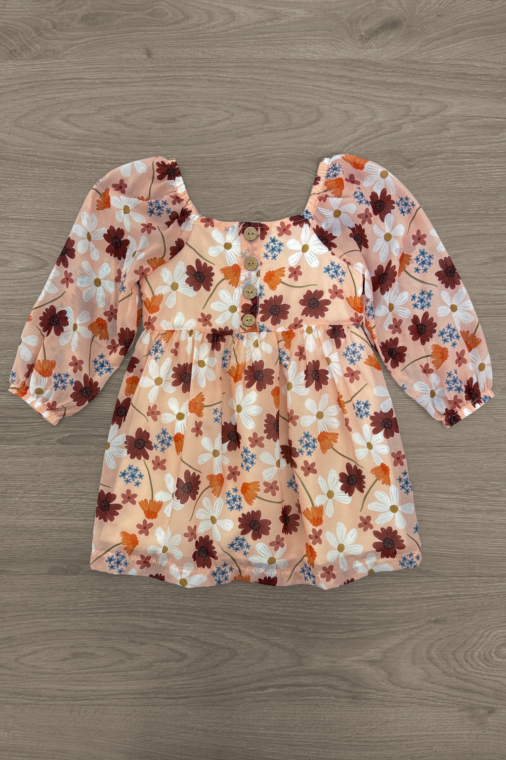 Mom & Me - Peach Floral Dress | Sparkle in Pink