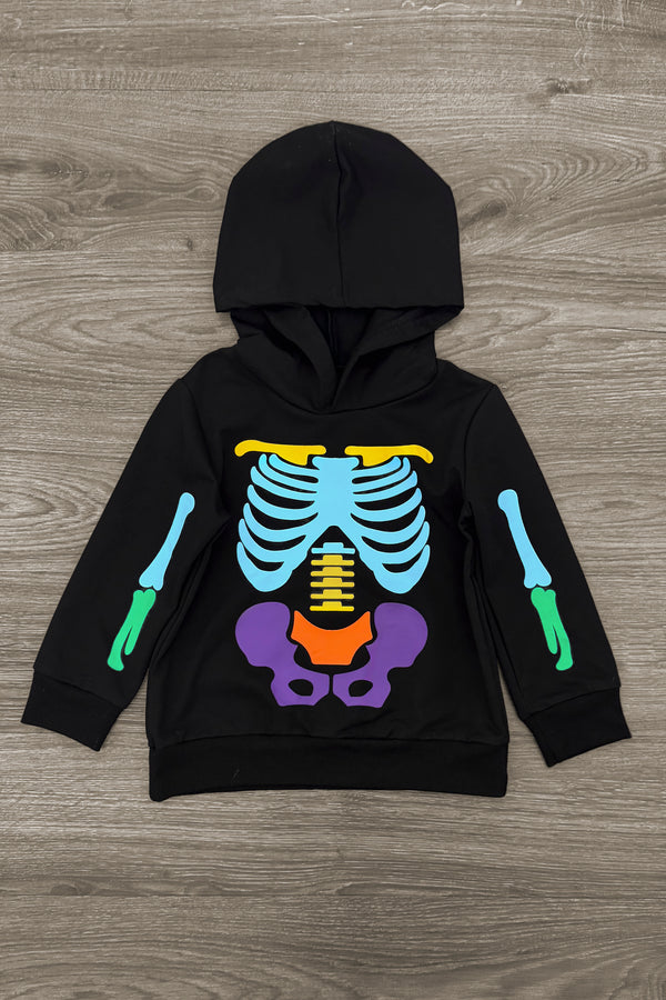 Skeleton Hoodie - Boy Or Girl | Sparkle in Pink
