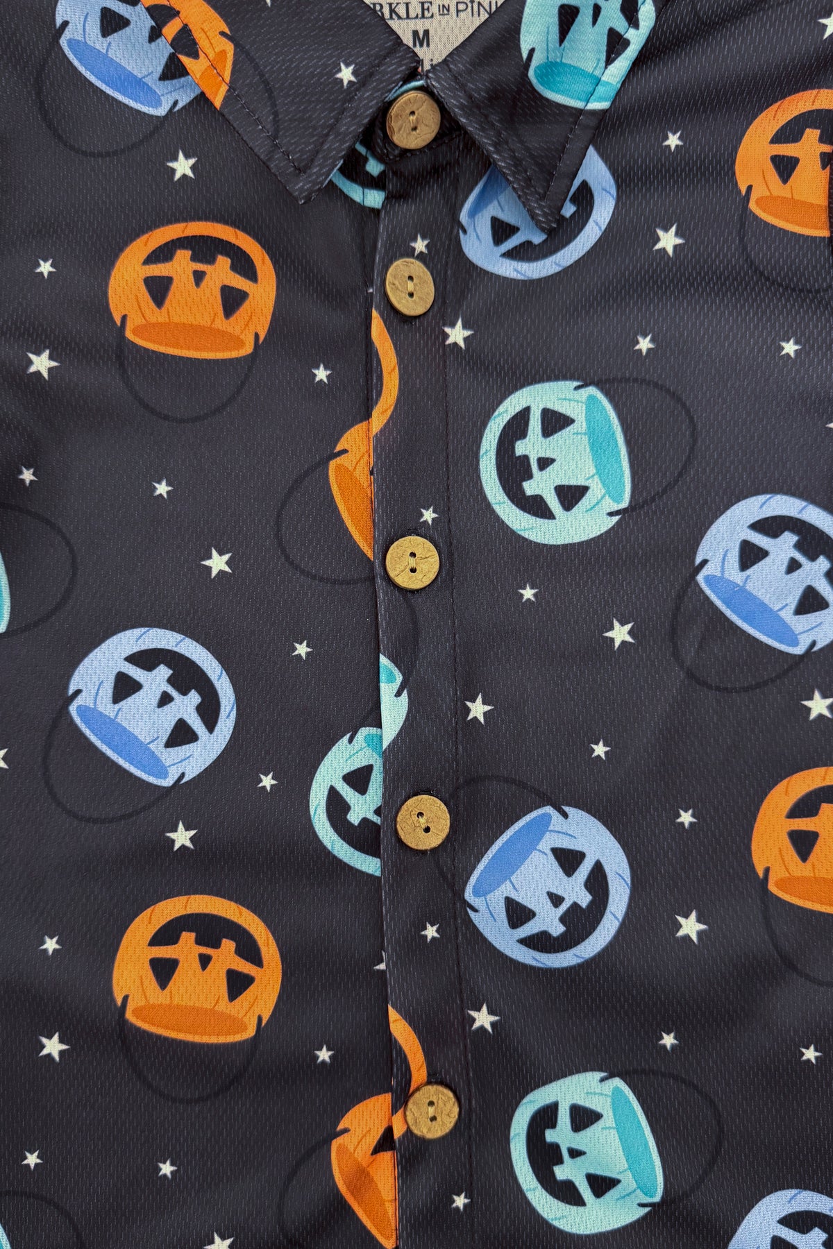 Trick Or Treat Star Button Down Top