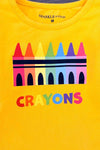 "Crayons" Tutu Suspender Skirt Costume Set | Sparkle in Pink