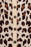 Leopard Button Down Cardigan | Sparkle in Pink