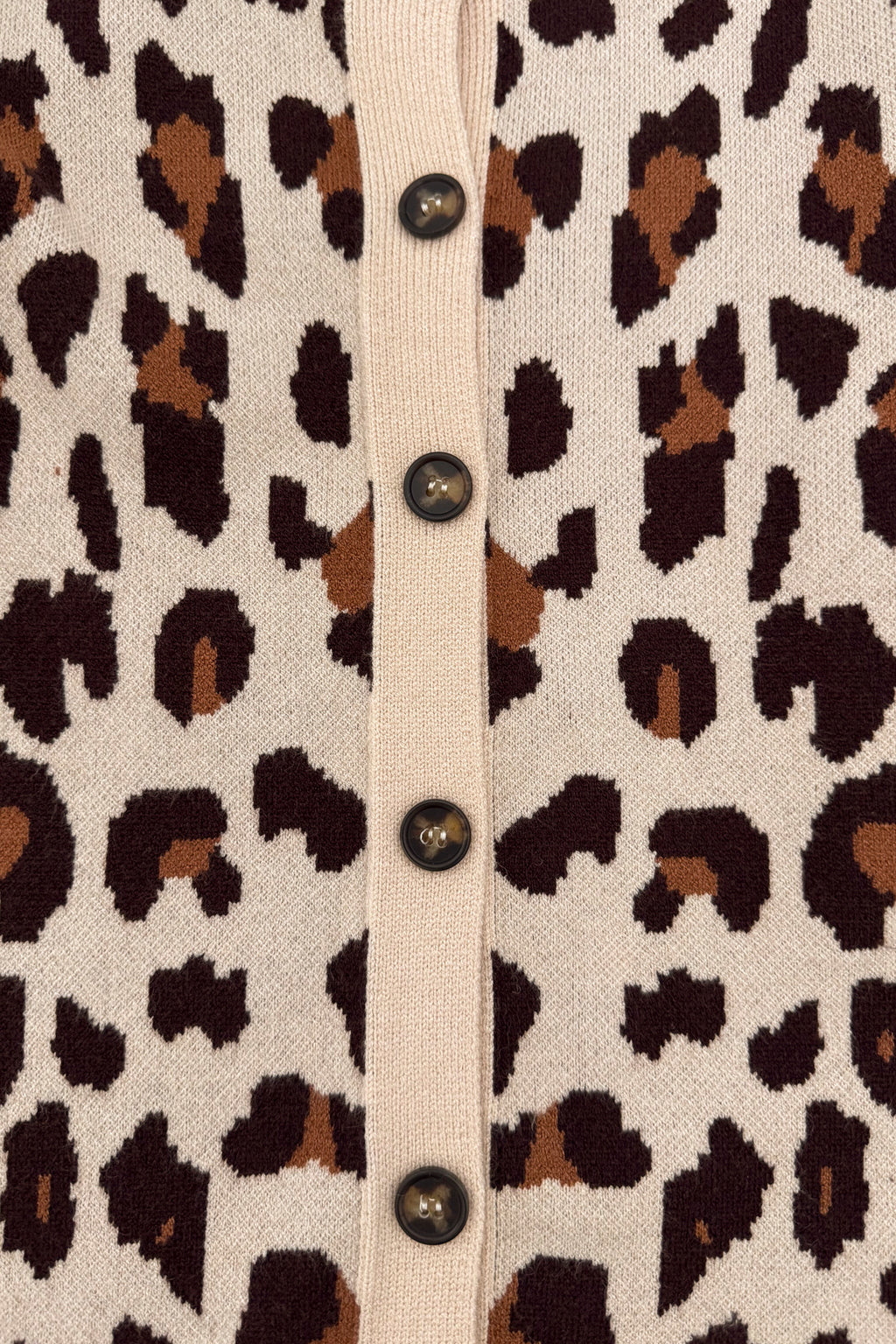 Leopard Button Down Cardigan | Sparkle in Pink