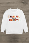 Mom & Kid - "Thankful For My Turkeys & Little Turkey" Top | Sparkle in Pink
