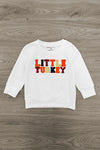 Mom & Kid - "Thankful For My Turkeys & Little Turkey" Top | Sparkle in Pink