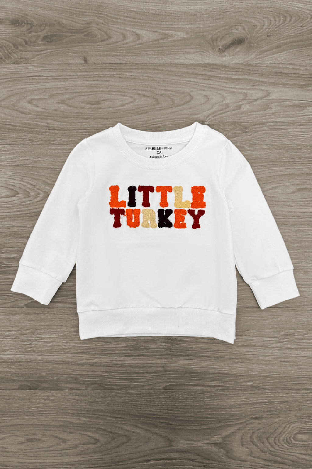 Mom & Kid - "Thankful For My Turkeys & Little Turkey" Top | Sparkle in Pink