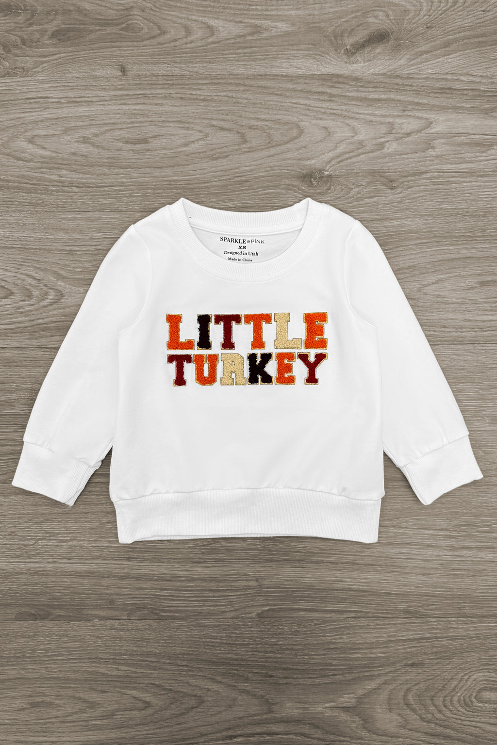 Mom & Kid - "Thankful For My Turkeys & Little Turkey" Top | Sparkle in Pink
