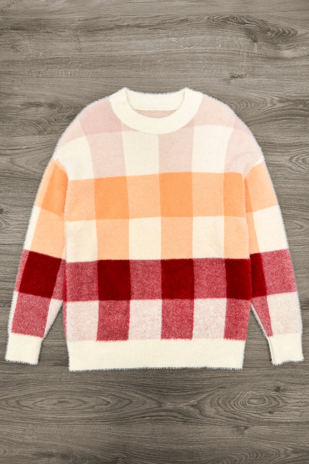Mom & Me - Cozy Checkered Sweater | Sparkle in Pink