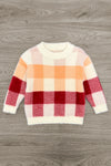 Mom & Me - Cozy Checkered Sweater | Sparkle in Pink