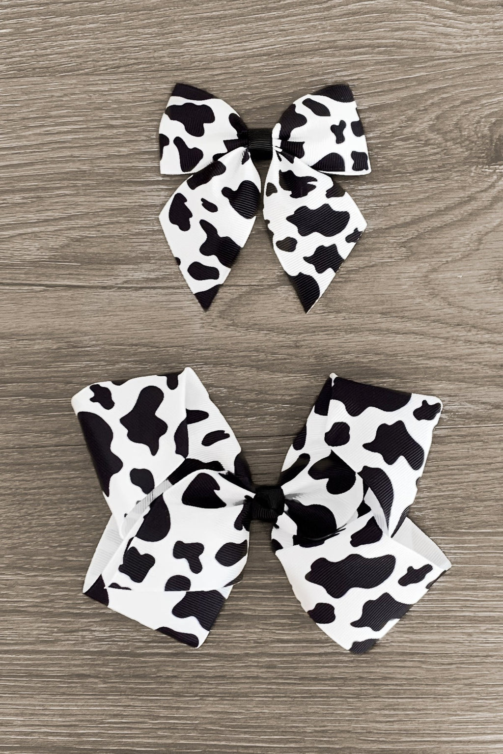 Cow Print Bow Girls' Accessories – Sparkle In Pink