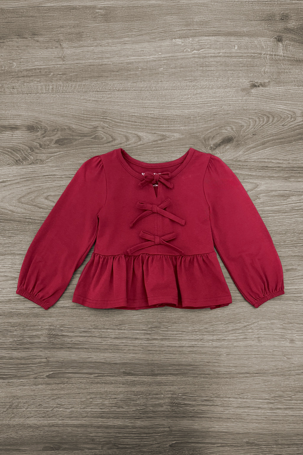 Burgundy Bow Thanksgiving Legging Set | Sparkle in Pink