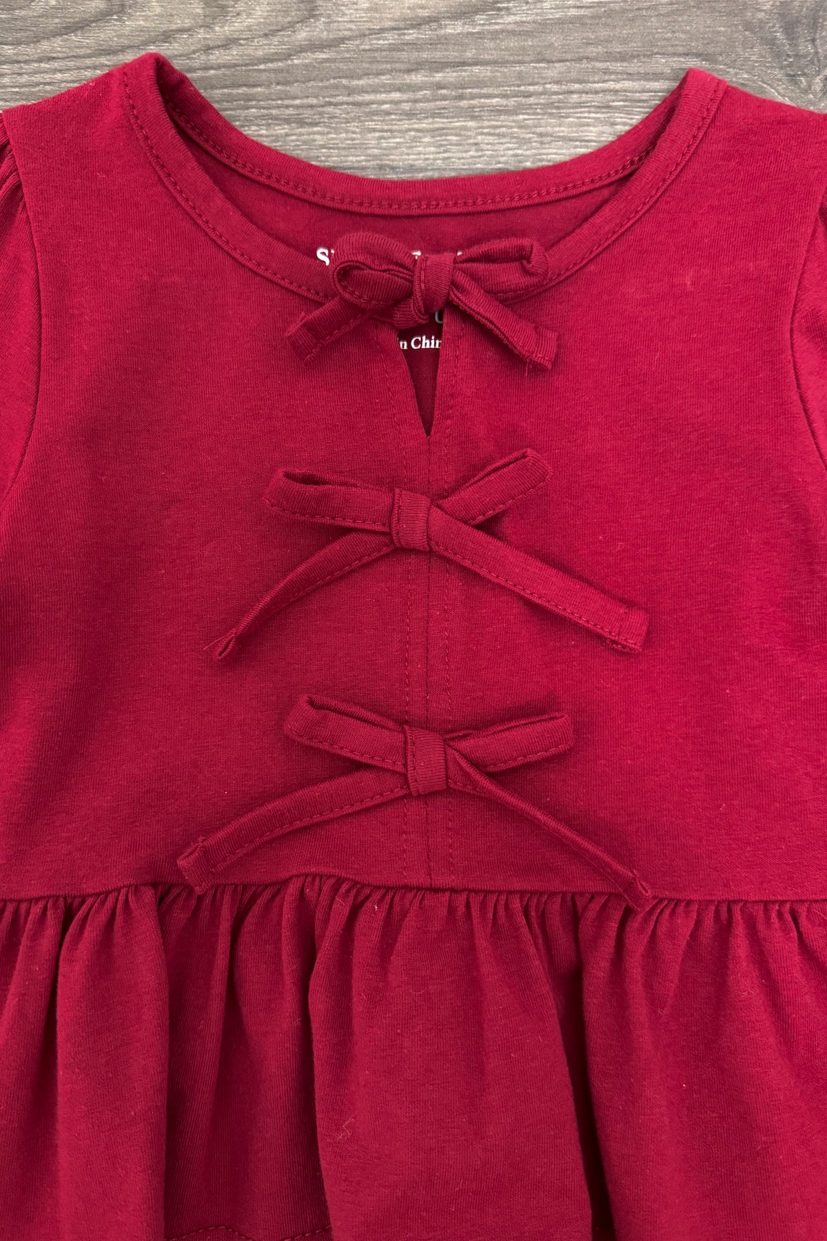 Burgundy Bow Thanksgiving Legging Set