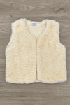 Cheetah Print Suede Dress & Faux Fur Vest Set | Sparkle in Pink